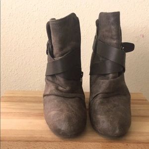 Aldo booties 6.5 Brown. Worn once